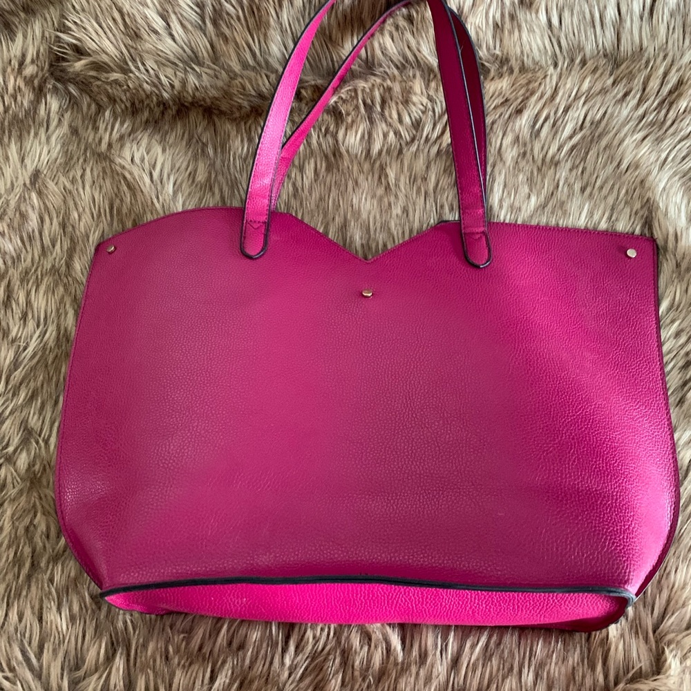 EUC fuchsia color bag. - Picture 2 of 5